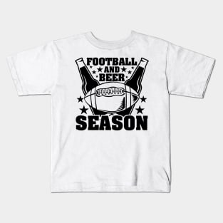 Football and Beer Season Kids T-Shirt